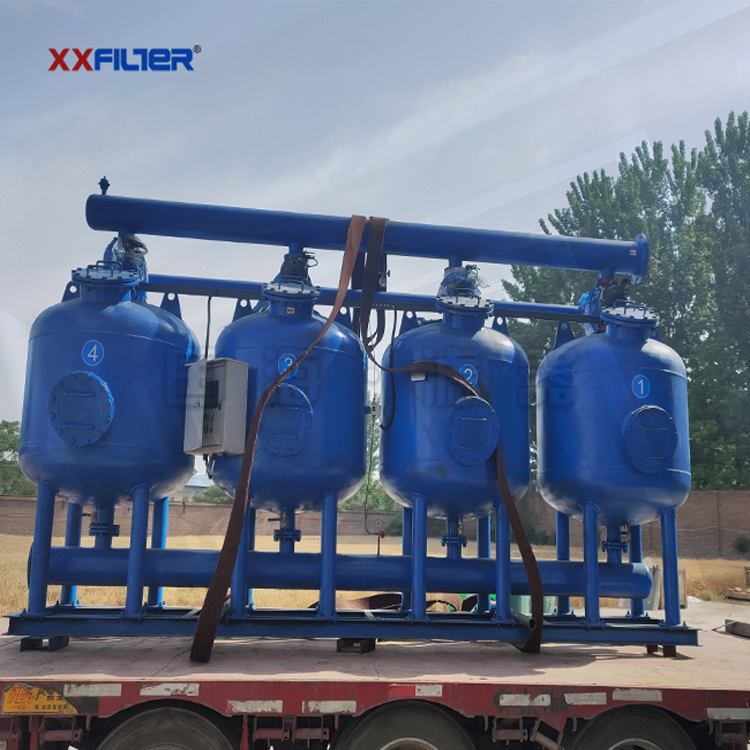 換熱器供水過(guò)濾用淺層砂過(guò)濾器