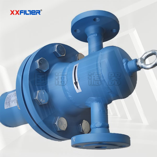 工業(yè)用油水油霧分離DN100碳鋼壓縮空氣精密過濾器