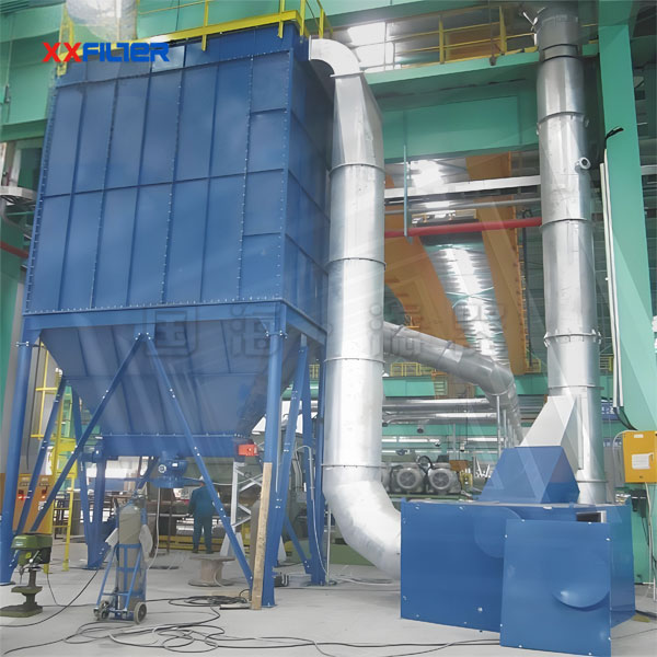 13390m3/h非金屬加工行業(yè)袋式除塵器