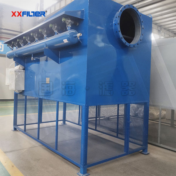 化工行業(yè)硫磺制酸鼓風(fēng)機前置不銹鋼自潔式空氣過濾器