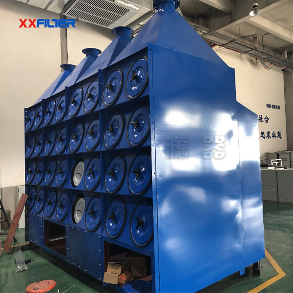 10000m3/h煤礦行業(yè)配套濾筒除塵器