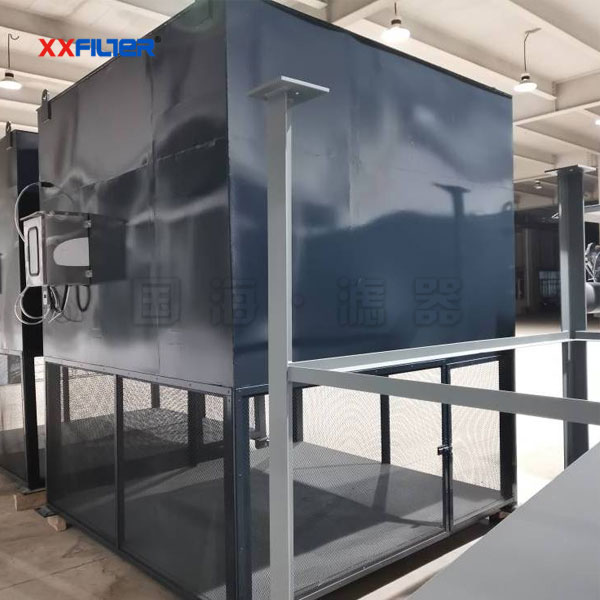 鋼鐵高爐煉鐵鼓風(fēng)機(jī)自潔式空氣過濾器