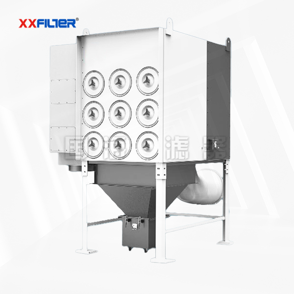 納米覆膜濾筒除塵器 脈沖反吹 粉塵收集率達99.9%